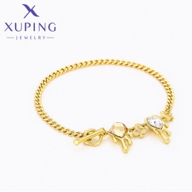 Brățară Lanț Gros cu Pandantive Diverse