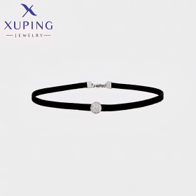 Choker Catifea Cristal