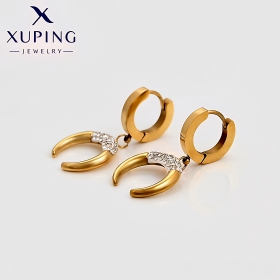 Cercei Semilună Cristale